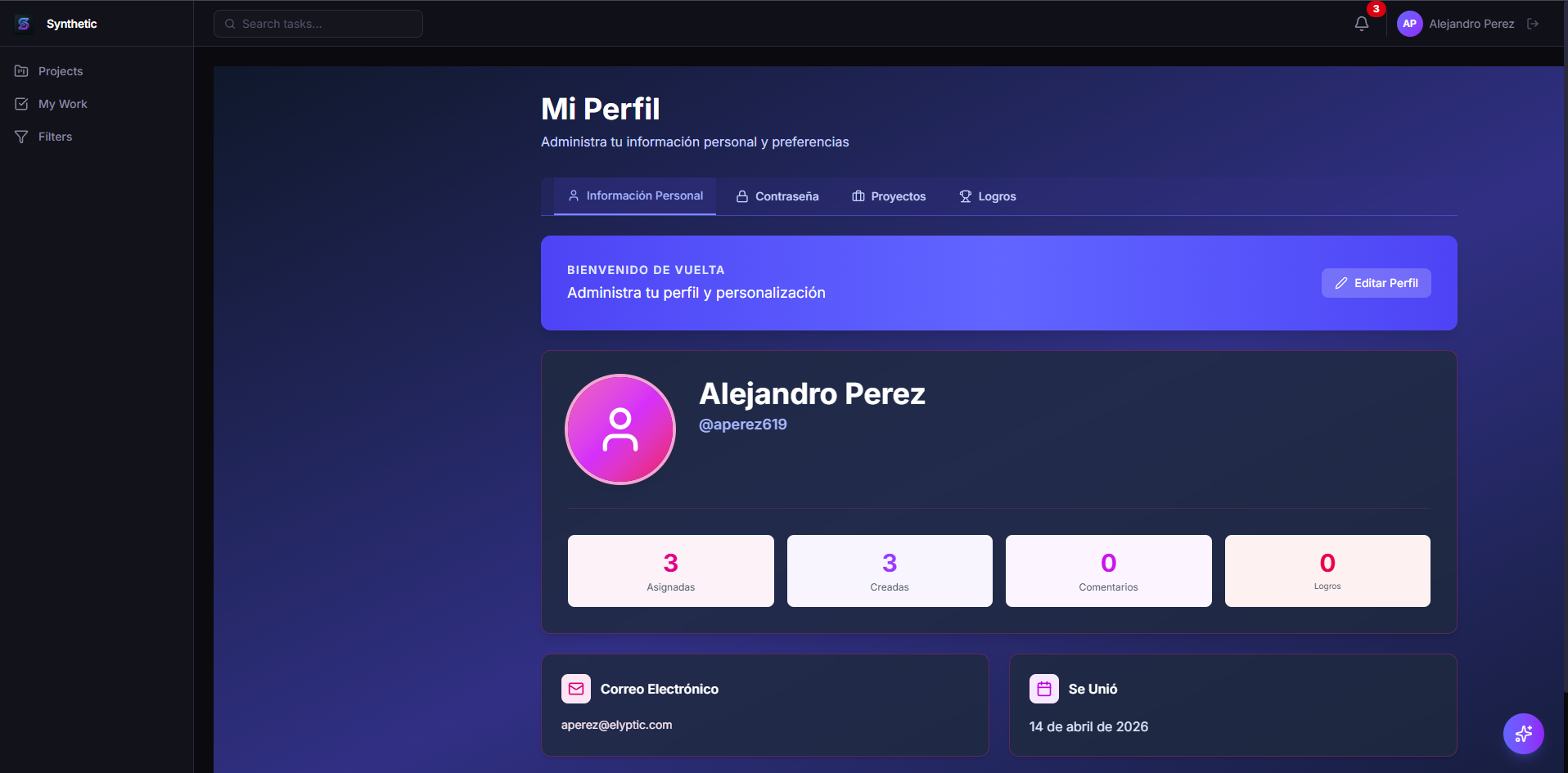 Personalización de Perfiles